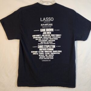 LASSO Montreal Black Concert Event T-Shirt Mens Large Unisex